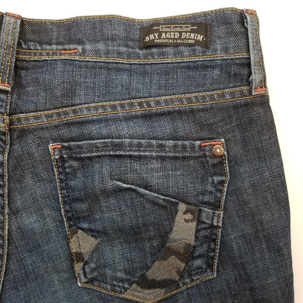James Cured by Seun Women's Mid Rise Boot Cut Jeans Size 29 - Picture 5 of 10
